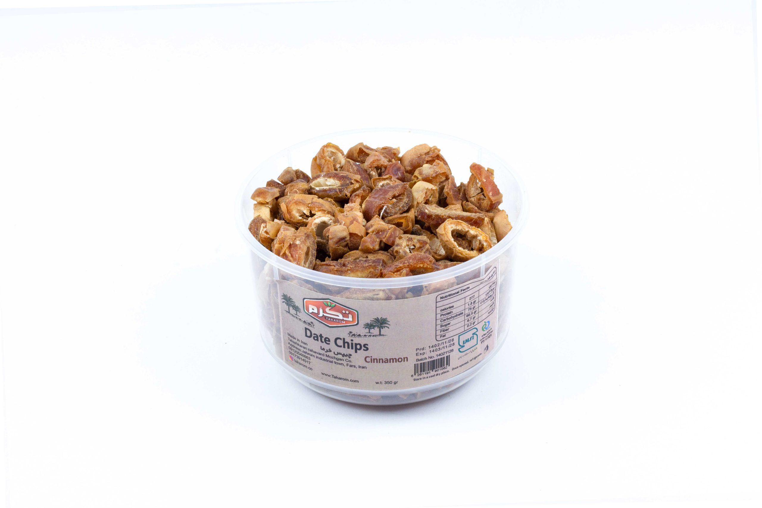 Takarom Cinnamon date chips Takarom Cinnamon date chips