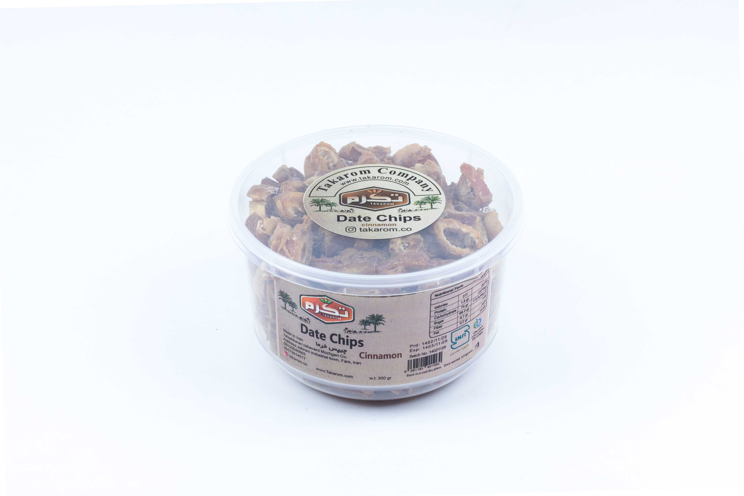 Takarom Cinnamon date chips Takarom Cinnamon date chips